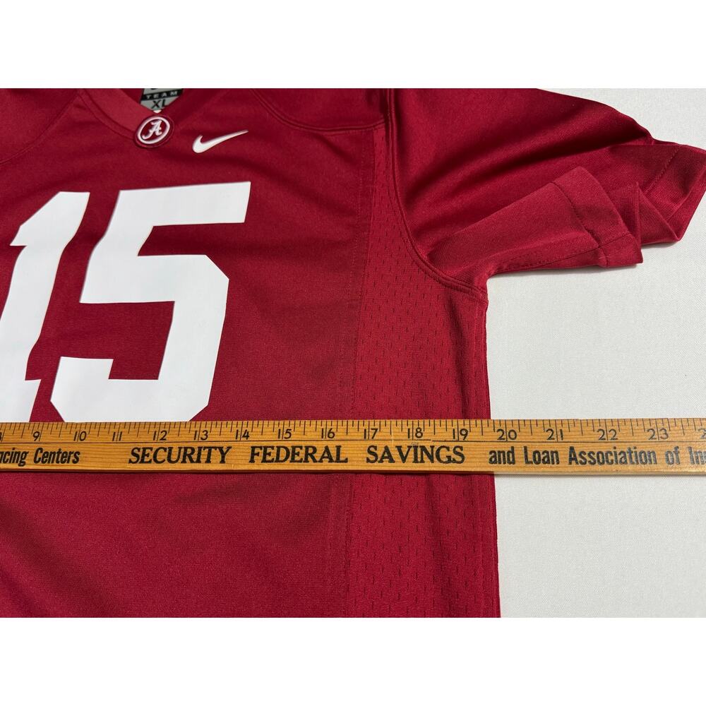 Nike Alabama University Football Jersey Size Xl Women's Number 15 View 4